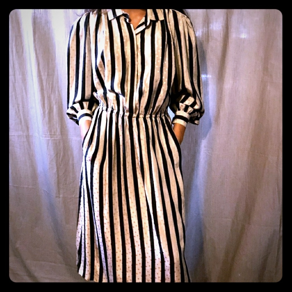 70s Vintage Pierre Cardin Secretary Dress